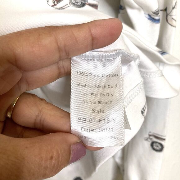 Smockingbird Ducks And Trucks Print All Over Turtleneck Sweatshirt Boys Size 8 - Picture 8 of 10